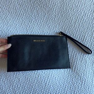 Michael Kors black clutch